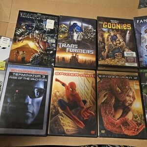 9 Dvds - Transformers HULK Spiderman ACTION